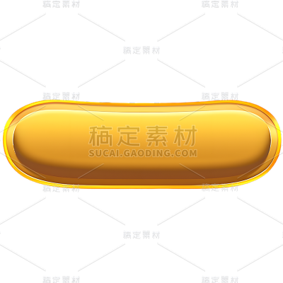 矢量金色按钮免抠元素