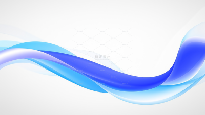背景系列蓝紫色抽象渐变曲线背景（td）
