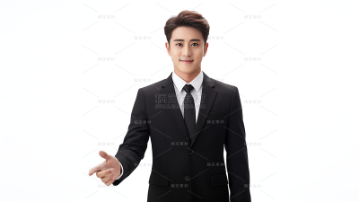金融商务男性模特人像图片