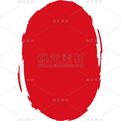 中国风红色印章静态贴纸