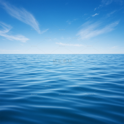 背景系列写实感海面天空白云自然背景（td）