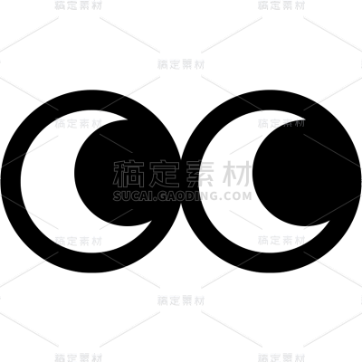 卡通眼睛素材包组合贴纸