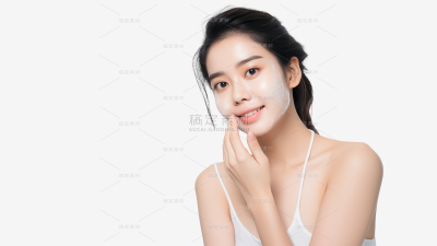 美容护肤模特人像图片
