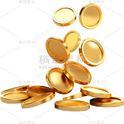 3D金币贴纸