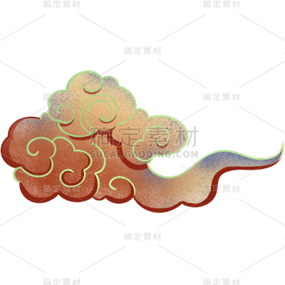 通用中国风中式敦煌云朵元素素材