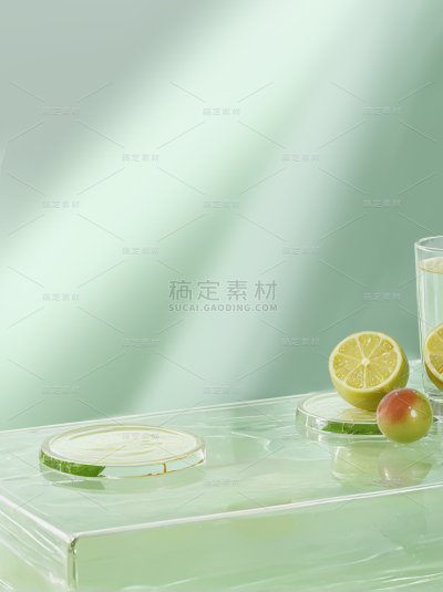 秋天简约多果茶宣传通用背景素材