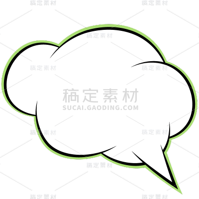 通用对话框气泡框文字框元素
