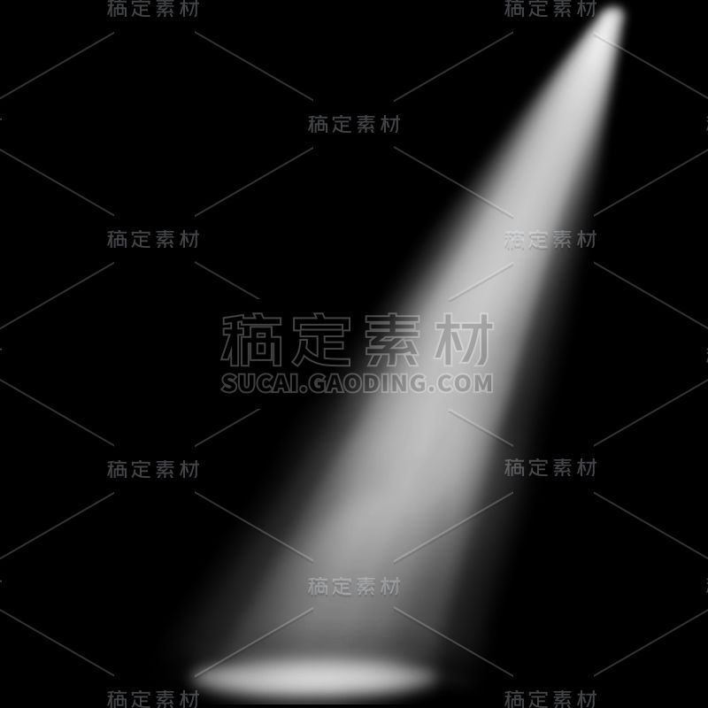 特效通用白色光束投影元素素材