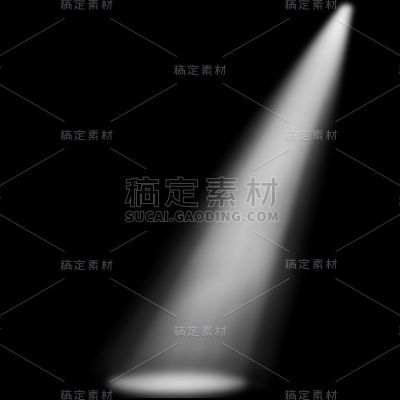 特效通用白色光束投影元素素材