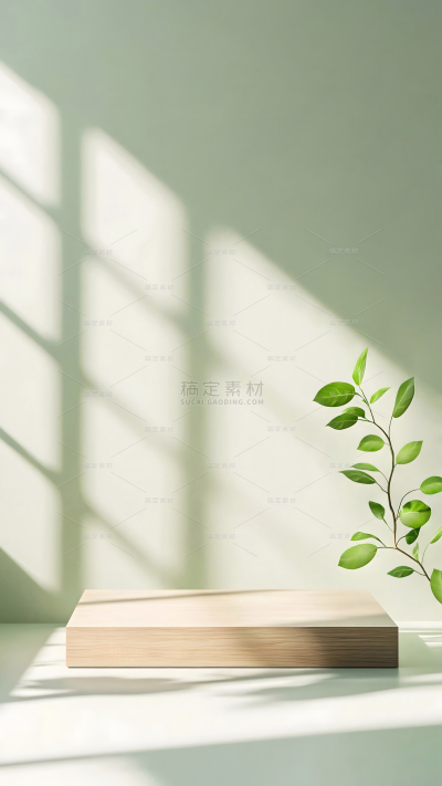 背景系列清新感室内温馨光影绿植背景