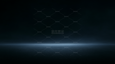 背景系列深黑色发光地面空间背景（td）
