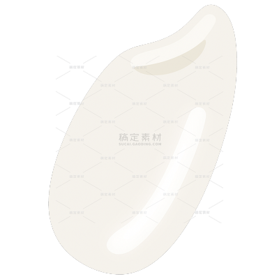 美食系列插画风大米元素（td）