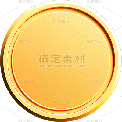 3D立体金币元素
