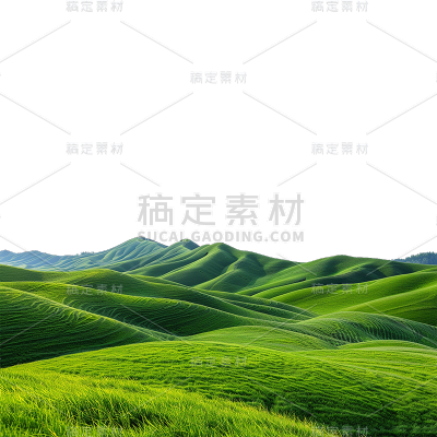 风光通用草地近景元素素材