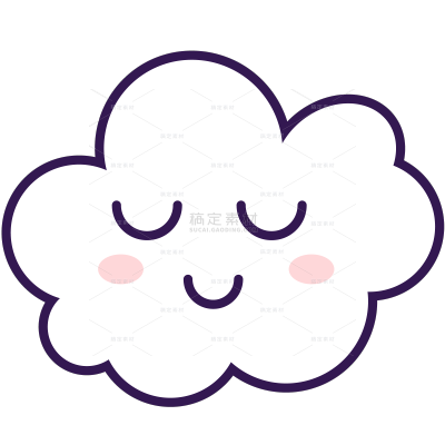 小红书通用手帐风可爱感星星爱心彩虹云朵贴纸