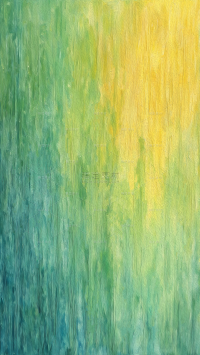 背景系列春日感绿色油画渐变背景