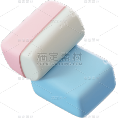 3D立体三维C4D教育文具