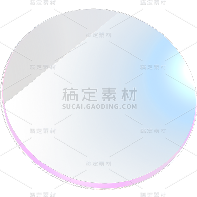 通用玻璃几何圆形装饰元素