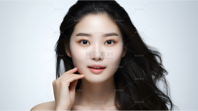 美容护肤模特人像图片