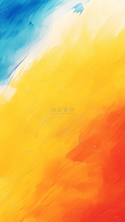 背景系列油画感橙黄色渐变