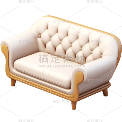 家装家居3D立体C4D沙发元素