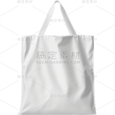 通用3D白色简约帆布包元素素材