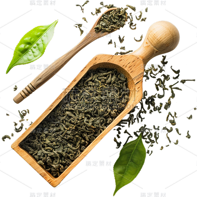 植物通用实景烘焙茶叶工具组合元素素材