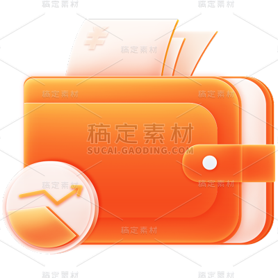 金融理财保险插画伪3D轻拟物组合元素素材