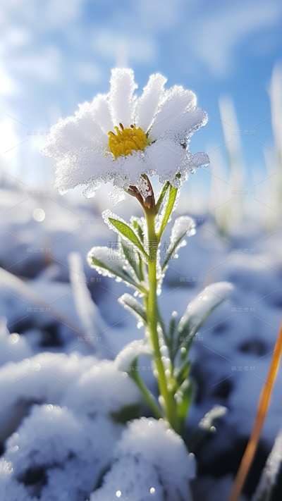 冬天冬季冬日雪景风景植物背景