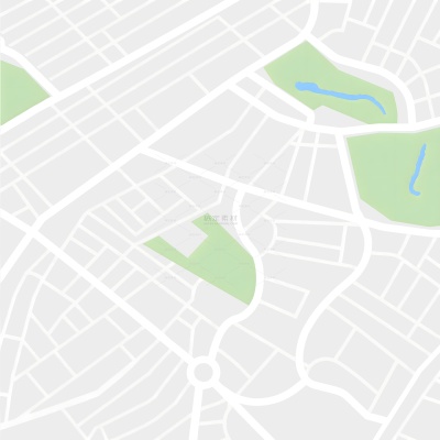 常规内容-交通系列扁平风彩色城市地图插画