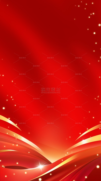 背景系列立体感红色发光曲线背景
