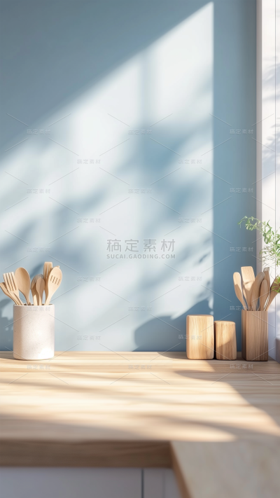 家居系列-通用-特写厨房操作台+奶油色图片