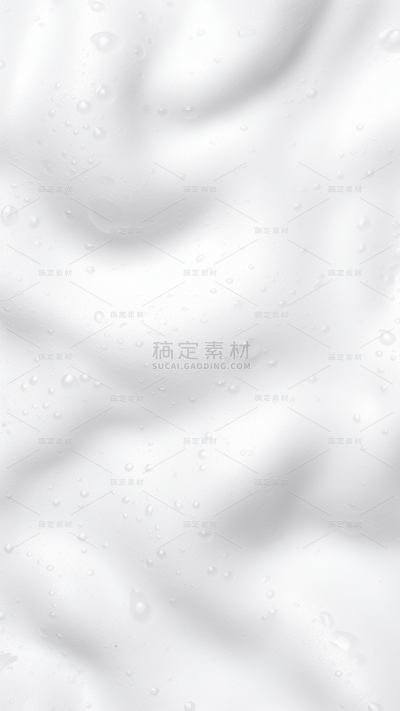 特效通用白色泡沫背景场景图片素材