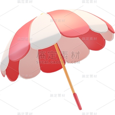 夏天通用软3D夏日物品元素素材