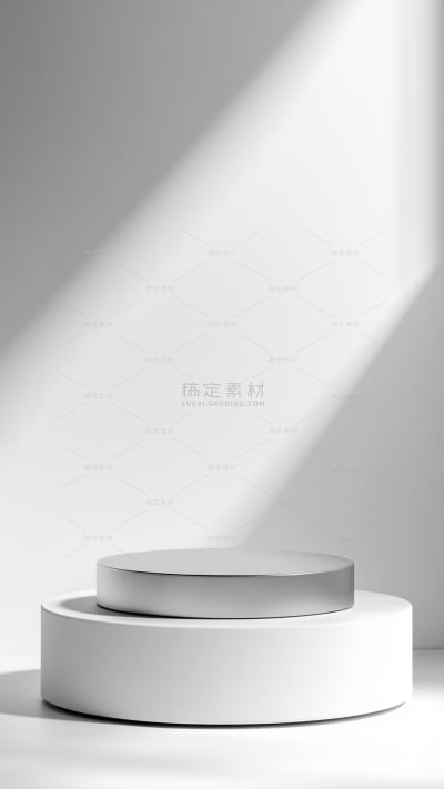 背景系列简约感光影圆形展台背景