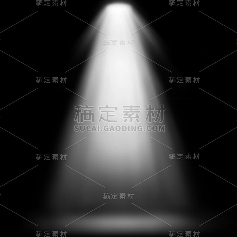 特效通用白色光束投影元素素材