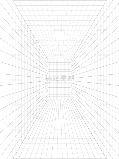 常规线条空间纵深感网格背景素材