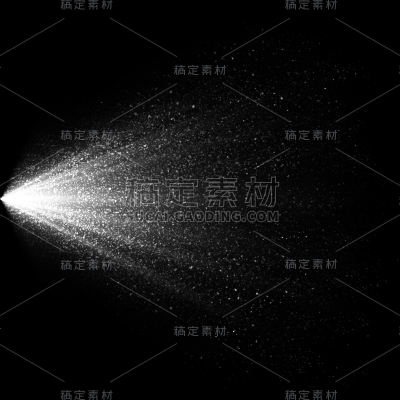 常规系列白色喷射效果通用元素素材