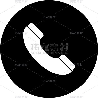 图标系列-通用-矢量电话图标贴纸