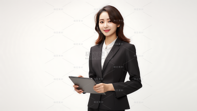 金融女性模特人像图片