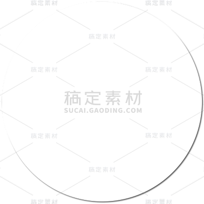 通用简约圆形玻璃边框元素