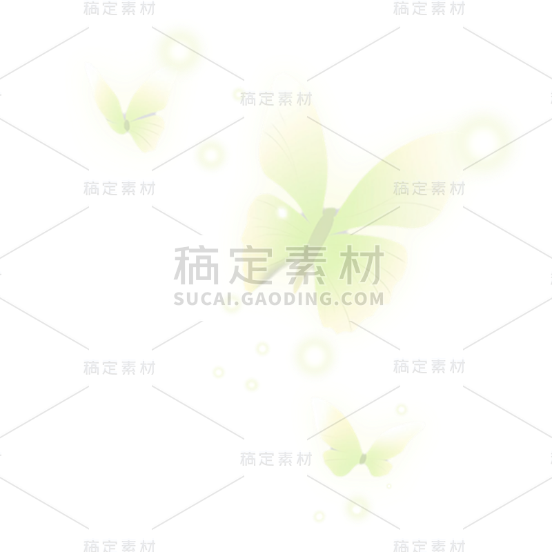 动物系列闪光蝴蝶组合贴纸