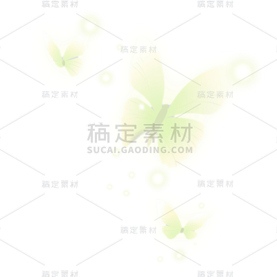 动物系列闪光蝴蝶组合贴纸