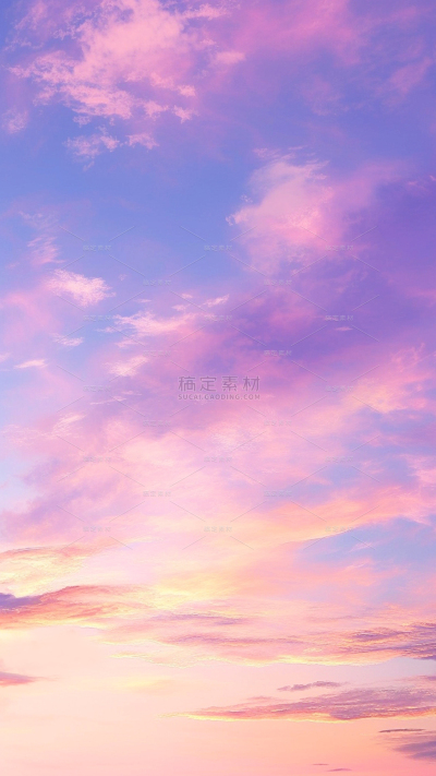 风光系列唯美梦幻感云彩天空背景