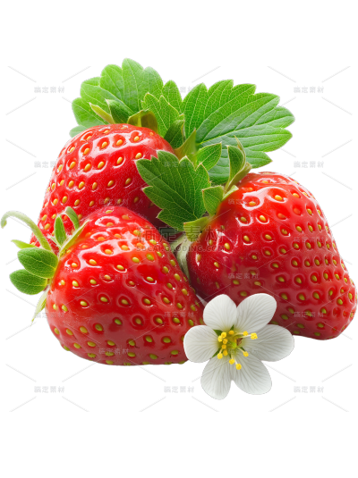 夏季果蔬通用多主体草莓元素素材