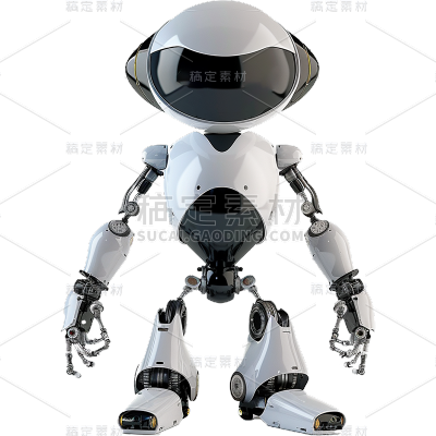 科技风通用3D智能全身机器人元素素材