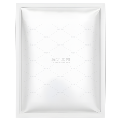 样机系列简约白色面膜包装袋（td）