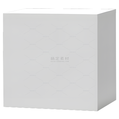 样机系列立体感白色方体展台（td）