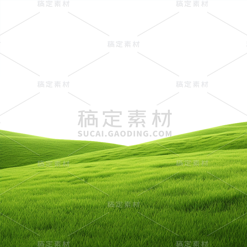 风光通用草地近景元素素材