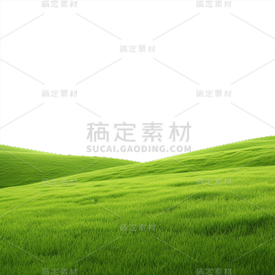风光通用草地近景元素素材
